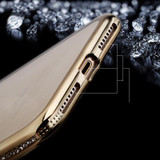 Luxury Diamond Transparent Phone Case For iPhone 5/6/6s/6 Plus/7/7 Plus Soft TPU Phone Case for Women