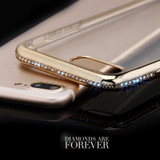 Luxury Diamond Transparent Phone Case For iPhone 5/6/6s/6 Plus/7/7 Plus Soft TPU Phone Case for Women