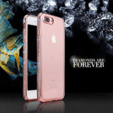 Luxury Diamond Transparent Phone Case For iPhone 5/6/6s/6 Plus/7/7 Plus Soft TPU Phone Case for Women