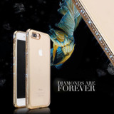 Luxury Diamond Transparent Phone Case For iPhone 5/6/6s/6 Plus/7/7 Plus Soft TPU Phone Case for Women
