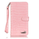 Luxury Crocodile Flip Leather Case For iPhone 5 5S SE 6 6S plus 7 8 Plus X Wallet Card Slots Stand Women Handbag Phone Cover