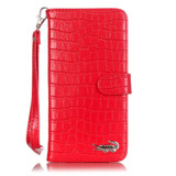 Luxury Crocodile Flip Leather Case For iPhone 5 5S SE 6 6S plus 7 8 Plus X Wallet Card Slots Stand Women Handbag Phone Cover