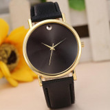 Luxury Brand Womens Men Watch Fashion Retro Design Leather Band Analog Quartz Wrist Watch Big Dial Watches relogio feminino Saat