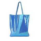 Luxury Brand Women Shoulder Bag Hologram Leather TopHandle Bags Silver Ladies Shopper Bag Large Capacity Tote Handbags Beach Bag