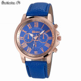Luxury Brand Watch Women Roman Numerals Faux Leather Quartz Watch Wrist Watch Relogio Feminino Relojes  Gift Dress Watch