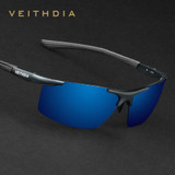 Luxury Brand Veithdia Mens Sunglasses Polarized Goggles UV400 Driving Male Original Famous Sun Glasses Classic Mens Eyewear