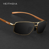 Luxury Brand Veithdia Mens Polarized Sunglasses Driving Male Original Famous Sun Glasses Men's UV400 Eyewear