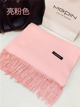 Luxury Brand Scarf Unisex 2016 Female Male Canada Wool Cashmere Scarf Pashmina Tassels Women Men Wrap Warm