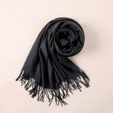 Luxury Brand Scarf Unisex 2016 Female Male Canada Wool Cashmere Scarf Pashmina Tassels Women Men Wrap Warm