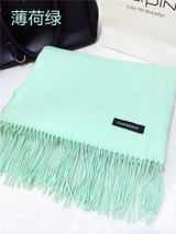 Luxury Brand Scarf Unisex 2016 Female Male Canada Wool Cashmere Scarf Pashmina Tassels Women Men Wrap Warm