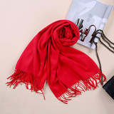 Luxury Brand Scarf Unisex 2016 Female Male Canada Wool Cashmere Scarf Pashmina Tassels Women Men Wrap Warm