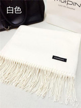 Luxury Brand Scarf Unisex 2016 Female Male Canada Wool Cashmere Scarf Pashmina Tassels Women Men Wrap Warm