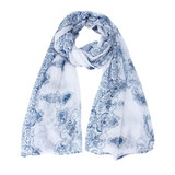 Luxury Brand Scarf women Summer Ladies Scarves Long Echarpe Flower Print Voile Sunscreen Scarves Women High Fashion 2017