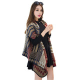 Luxury Brand Plaid Cashmere Winter Woman Poncho Scarf Female Oversized Blanket Wrap Wool Cape  Women Pashmina Shawls and Scarves