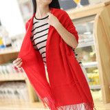 luxury Brand Plaid Cashmere Scarf Women Oversized Blanket Scarf Wrap Warm Wool Scarf Women Pashmina Shawls and Scarves