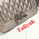 Luxury Brand Handbag Diamond Lattice Chain Bag Women Messenger Bags Vintage Ladies Small Shoulder Crossbody Bags For Women 8850