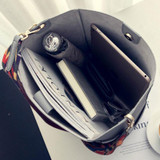 Luxury Brand Designer Bucket bag Women Leather Wide Color Strap Shoulder bag Handbag Large Capacity Crossbody bag For Shopping