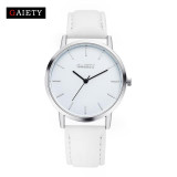 Luxury Brand Casual Dress Ladies Watch Casual Wristwatch Women Watches Leather Fashion Girl Silver Gold Clock Quartz-watch G014
