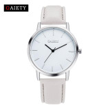 Luxury Brand Casual Dress Ladies Watch Casual Wristwatch Women Watches Leather Fashion Girl Silver Gold Clock Quartz-watch G014