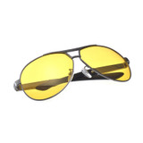 JULI Brand Sun Glasses Night Driving Sunglasses Men Women Yellow Lens Night Vision Driving Glasses Goggles Reduce Glare A193C
