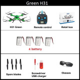 JJRC H31 RC Drone Waterproof Resistance To Fall Quadrocopter One Key Return Headless Mode RC Helicopter Quadcopter Outdoor Toys