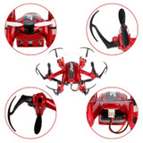 JJRC H20 Nano Hexacopter RC Mini Drone 2.4G 4CH 6-Axis Headless Mode RC Helicopter Gift Red