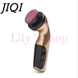 JIQI electric Shoe polisher mini Leather Polishing cleaner rechargeable shoes cleaning machine Foot Dead Skin Removal 110V 220V