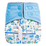 JinoBaby Aio Cloth Diaper Onesize Reusable Nappies Baby Diapers for nb to 38lbs