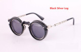 JinCool Retro Steampunk Designer Sunglass Men 2016 Fashion Round Sunglasses Brand Women Vintage Sun Glasses Oculos de sol s520