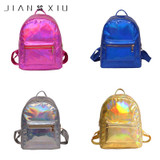 JIANXIU Women Backpack Girls Holographic Backpack Laser Daypack Bag For Teenage Girls Students School Bag Hologram Mochila Ruck JIANXIU Women Backpack Girls Holographic Backpack Laser Daypack Bag For Teenage Girls Students School Bag Hologram Mochila Ruck