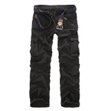 New 2017 Men's Cargo Pants For Men Military Straight Trousers Casual Cotton Camouflage Long Pants Plus Size 28-40