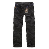 New 2017 Men's Cargo Pants For Men Military Straight Trousers Casual Cotton Camouflage Long Pants Plus Size 28-40