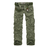 New 2017 Men's Cargo Pants For Men Military Straight Trousers Casual Cotton Camouflage Long Pants Plus Size 28-40