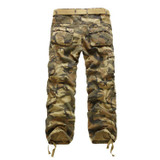 New 2017 Men's Cargo Pants For Men Military Straight Trousers Casual Cotton Camouflage Long Pants Plus Size 28-40