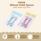 Natural wheat straw Cartoon Shape Children Dinnerware Set Baby Tableware Fork Cutlery Sets Cartoon Fork Set AA56