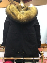 natural raccoon fur parka women real raccoon fur down coat