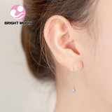 Natural freshwater Pearl Earrings For Women 925 Sterling Silver Earrings Jewelry Water Drop Pearl Earring Quality Wedding Gifts