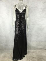 NATTEMAID 2017 Christmas night Party Dress Sexy Women Gold Sequin Long Dresses Floor length Backless Maxi Vestido De Festa