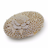 NATASSIE Women Crystal Clutches Bags Ladies Evening Bag Female Red Purple Party Clutch Wedding Purse