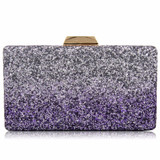 Natassie 2017 New Women Evening Bag Fashion Fade Color Clutches Dancing Party Bag Dinner Purse High Quality