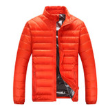 NaranjaSabor 2017 Winter Warm Parkas Men's Coats Ultra Light Thick Mens Jackets Male Overcoat Mens Brand Clothing 4XL