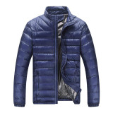 NaranjaSabor 2017 Winter Warm Parkas Men's Coats Ultra Light Thick Mens Jackets Male Overcoat Mens Brand Clothing 4XL