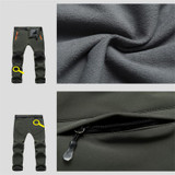 NaranjaSabor 2017 Winter Quick Dry Men's Trousers Thick Mens Pants Waterproof Inside Fleece Army Pants Mens Brand Clothing 4XL