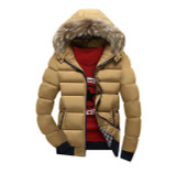 NaranjaSabor 2017 Winter Men's Thick Coats Hooded Down Parka Warm Mens Jackets Breathable Male Overcoat Mens Brand Clothing 4XL