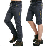 NaranjaSabor 2017 Summer Quick Dry Men's Pants Men Trousers Removable Sweatpants Waterproof Army Pants Mens Brand Clothing 5XL