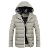 NaranjaSabor 2017 Winter Parkas Men's Coats Warm Thick Hooded Padded Mens Casual Jackets Male Overcoat Mens Brand Clothing 4XL