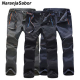 NaranjaSabor 2017 Summer Men's Quick Dry Pants Mens Casual Pant Waterproof Jogger Male Trousers Spring Men's Brand Clothing 5XL