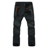 NaranjaSabor 2017 Men's Winter Pants Mens Casual Pant Waterproof Male's Jogger Thick Trousers Warm Inside Fleece Pants Men 5XL