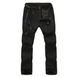 NaranjaSabor 2017 Men's Winter Pants Mens Casual Pant Waterproof Male's Jogger Thick Trousers Warm Inside Fleece Pants Men 5XL