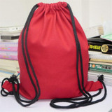 Naivety Solid Drawstring Bag Fabric Fashion Unisex Canvas Backpack Portable 15S70120 drop shipping